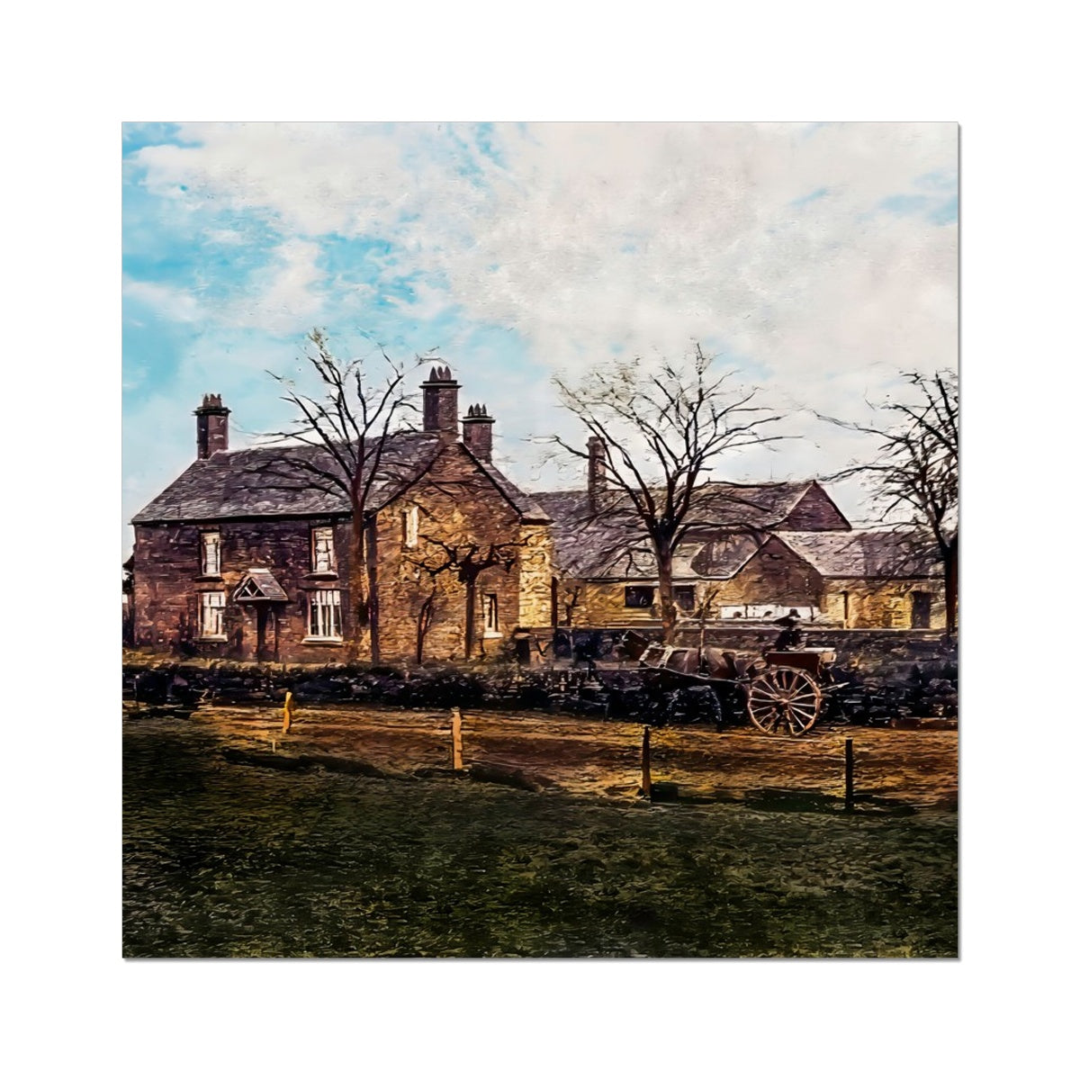 Abbey Farm, Abbey Hulton Wall Art Poster