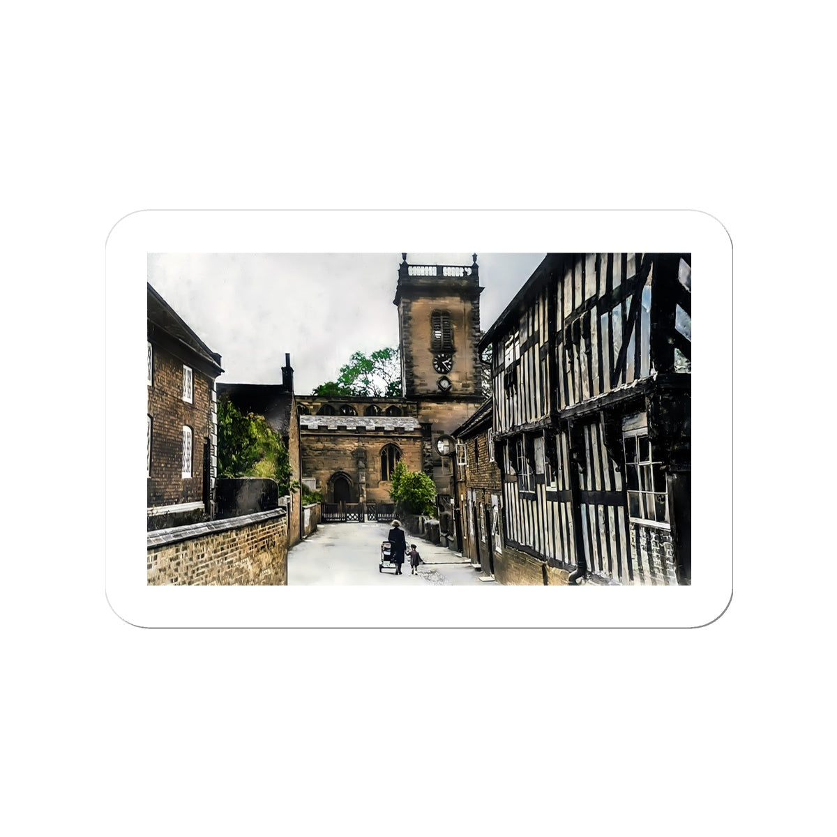 Church Lane, Abbots Bromley Sticker