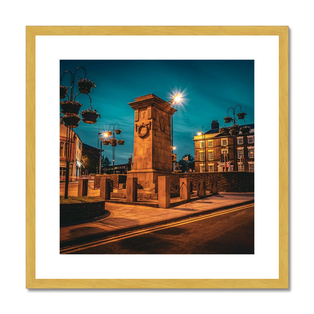 Remembrance at Dusk Antique Framed & Mounted Print