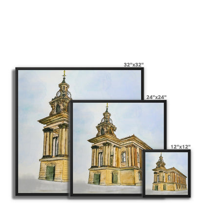 Burslem Town Hall Framed Canvas