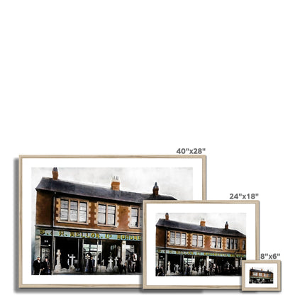 W & R Mellor Ltd, Moorland Road, Burslem Framed & Mounted Print