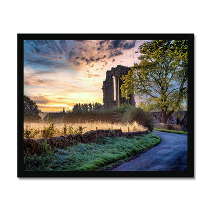Dawn's Embrace at Croxden Abbey Budget Framed Poster