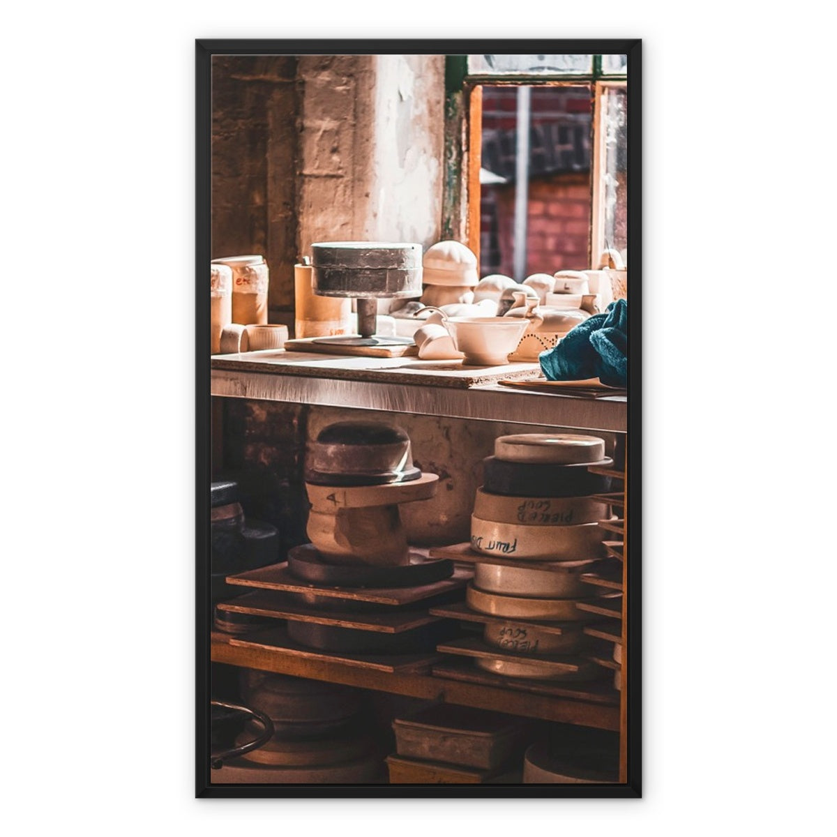 The Potter's Craft Framed Canvas