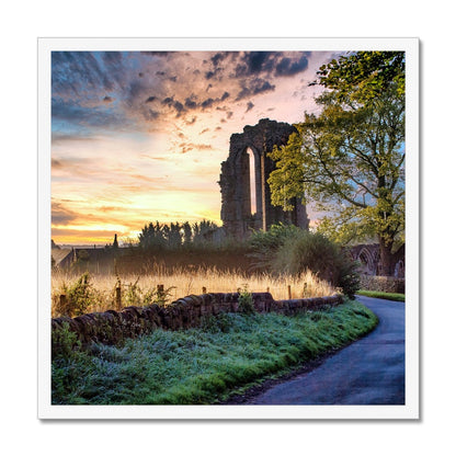 Dawn's Embrace at Croxden Abbey Budget Framed Poster