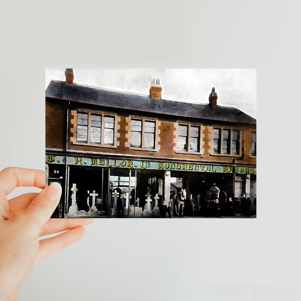 W & R Mellor Ltd, Moorland Road, Burslem Classic Postcard