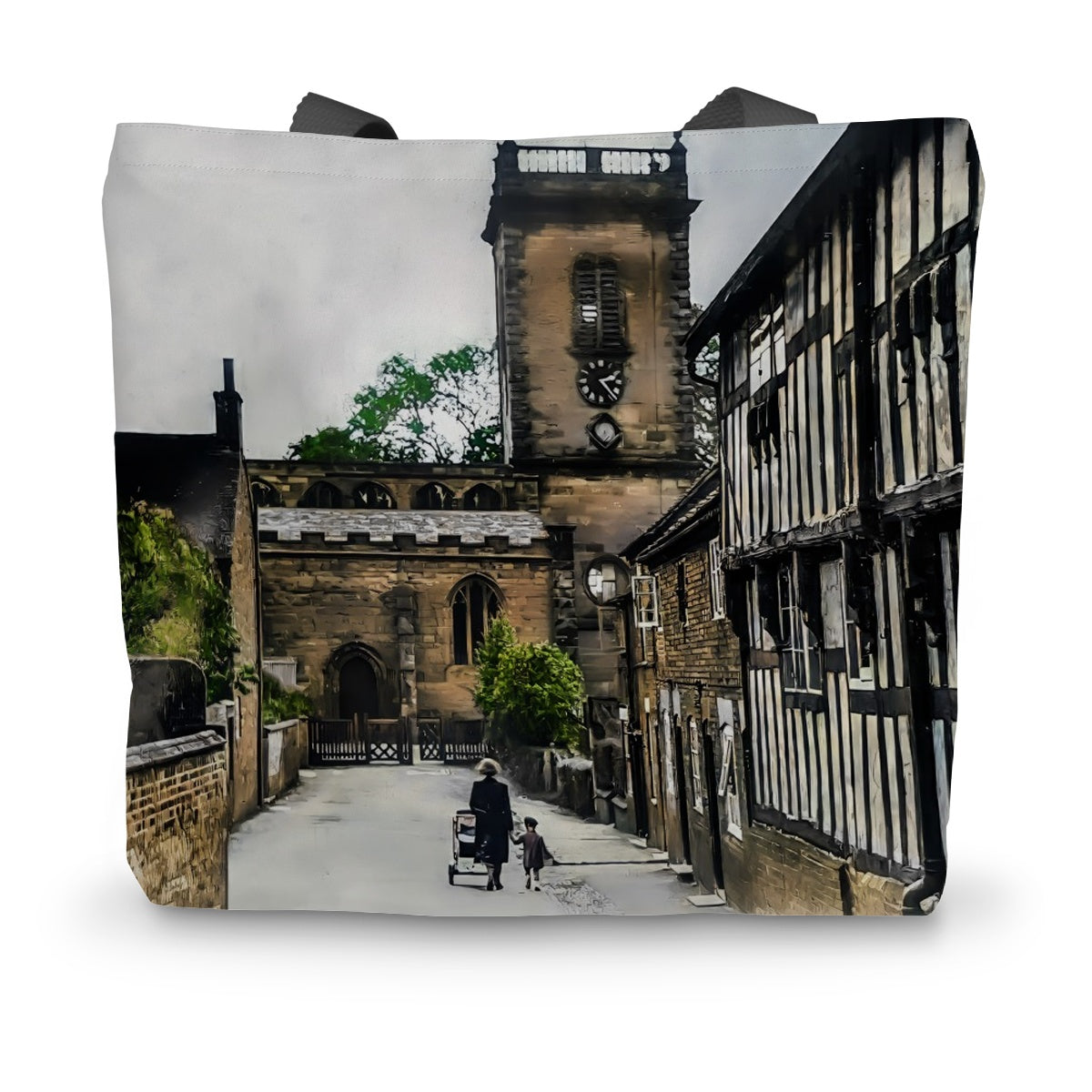 Church Lane, Abbots Bromley Canvas Tote Bag