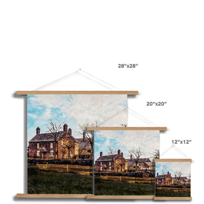 Abbey Farm, Abbey Hulton Fine Art Print with Hanger