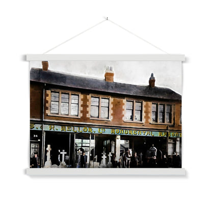 W & R Mellor Ltd, Moorland Road, Burslem Fine Art Print with Hanger