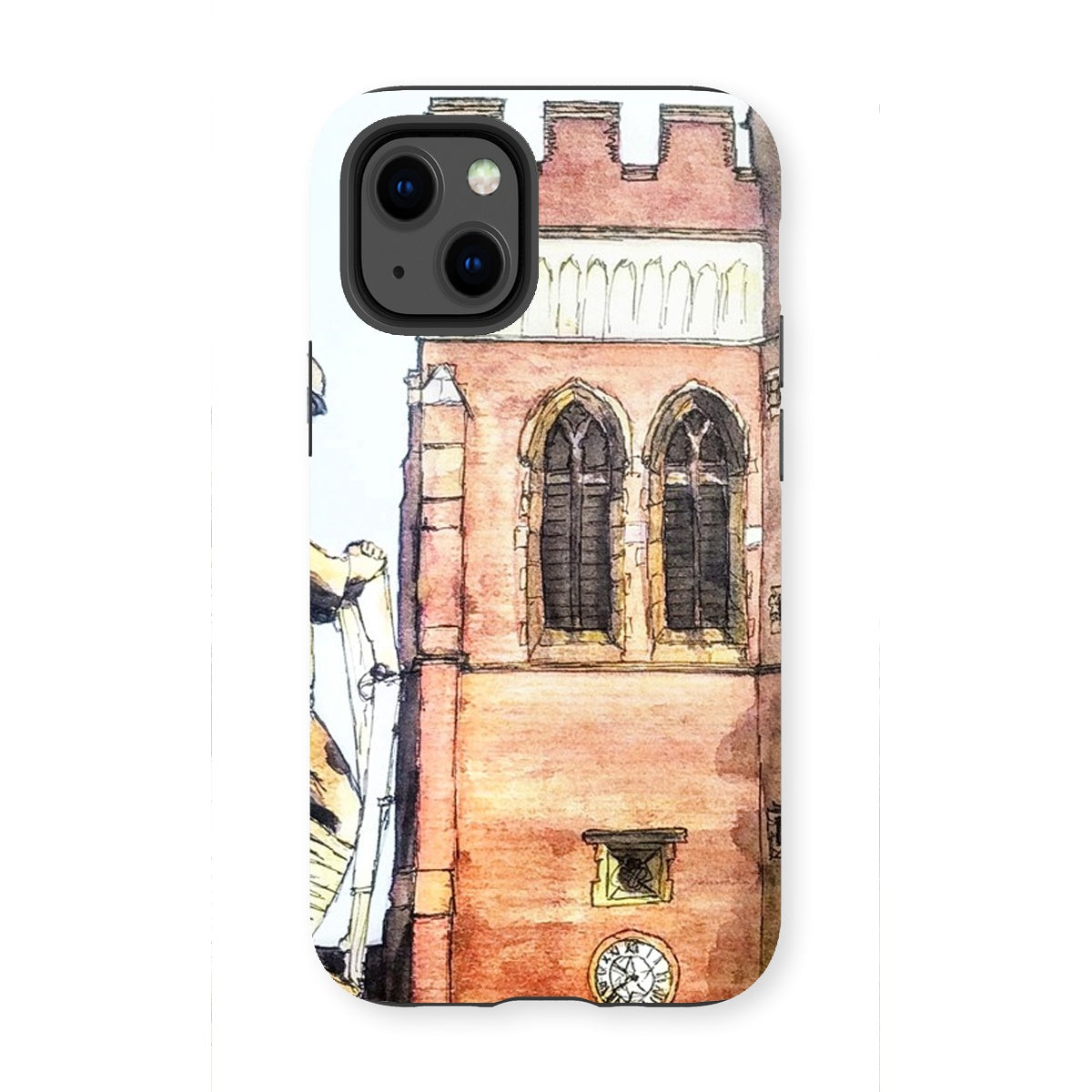 The War Memorial and Christ Church, Fenton Tough Phone Case