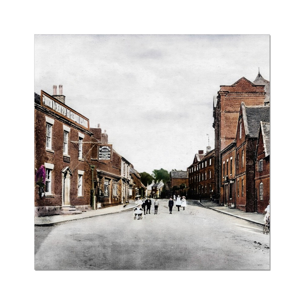 Tean High Street Wall Art Poster