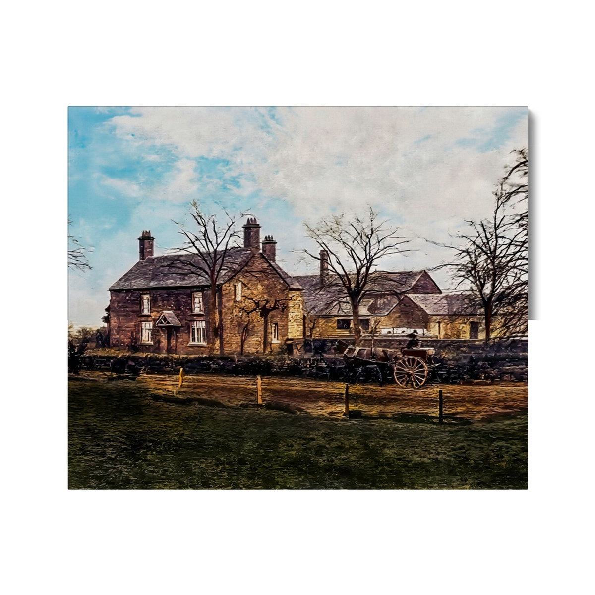 Abbey Farm, Abbey Hulton Canvas