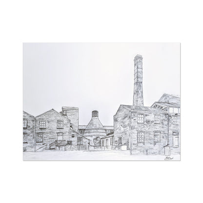 Middleport Pottery, Burslem Wall Art Poster