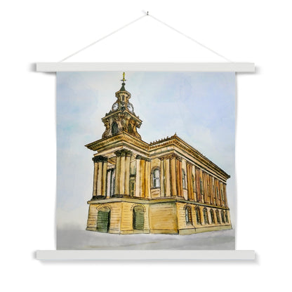 Burslem Town Hall Fine Art Print with Hanger