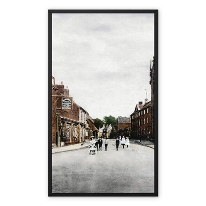 Tean High Street Framed Canvas