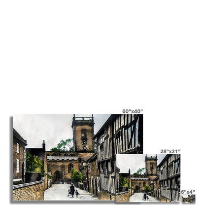 Church Lane, Abbots Bromley Wall Art Poster