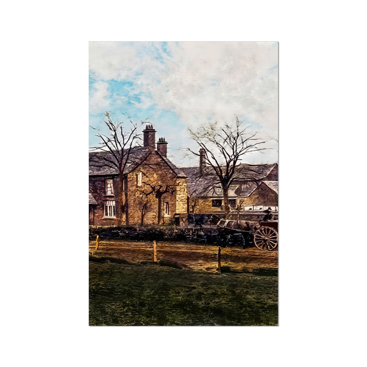 Abbey Farm, Abbey Hulton Fine Art Print
