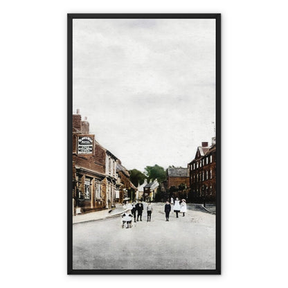 Tean High Street Framed Canvas