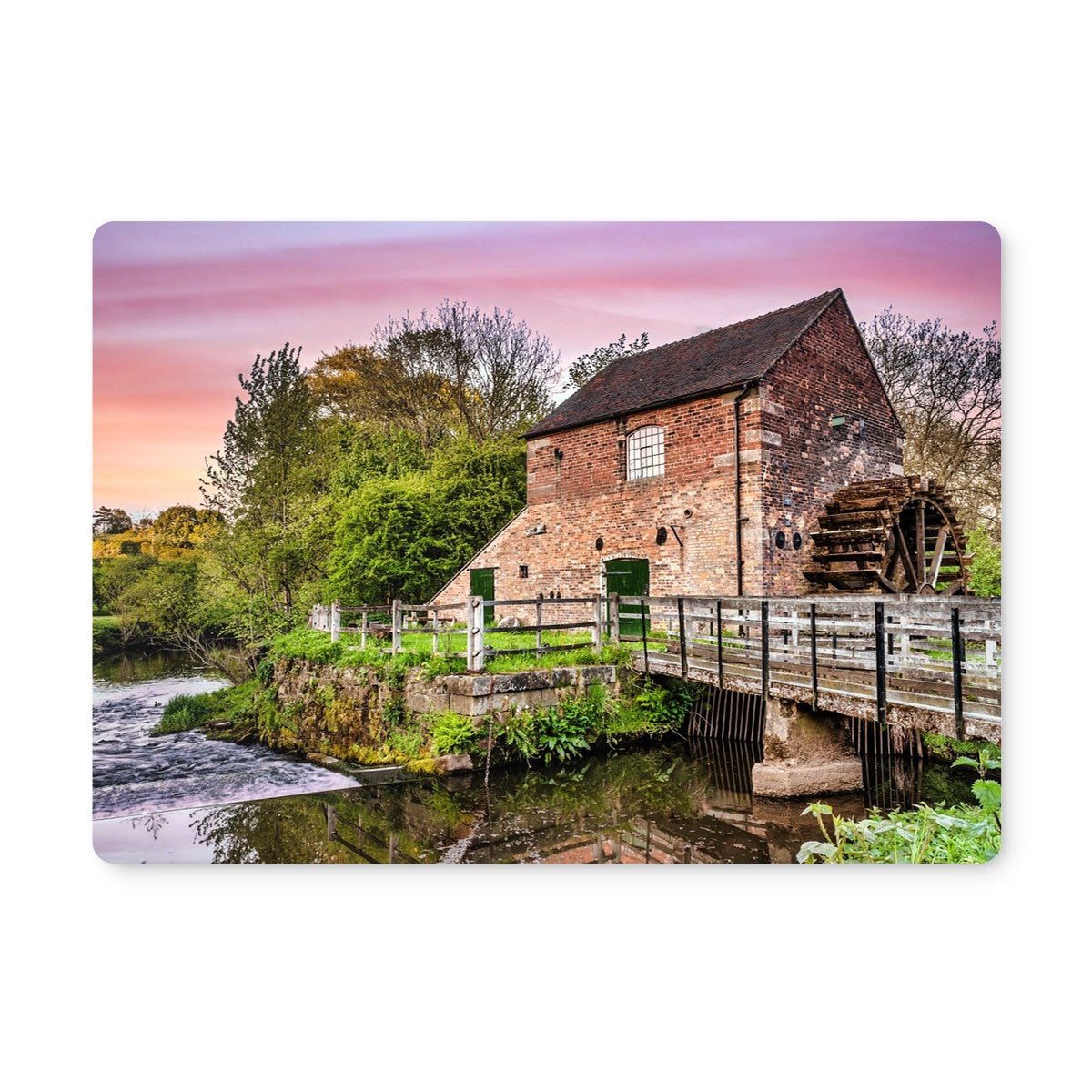 Cheddleton Flint Mill at Dusk Placemat