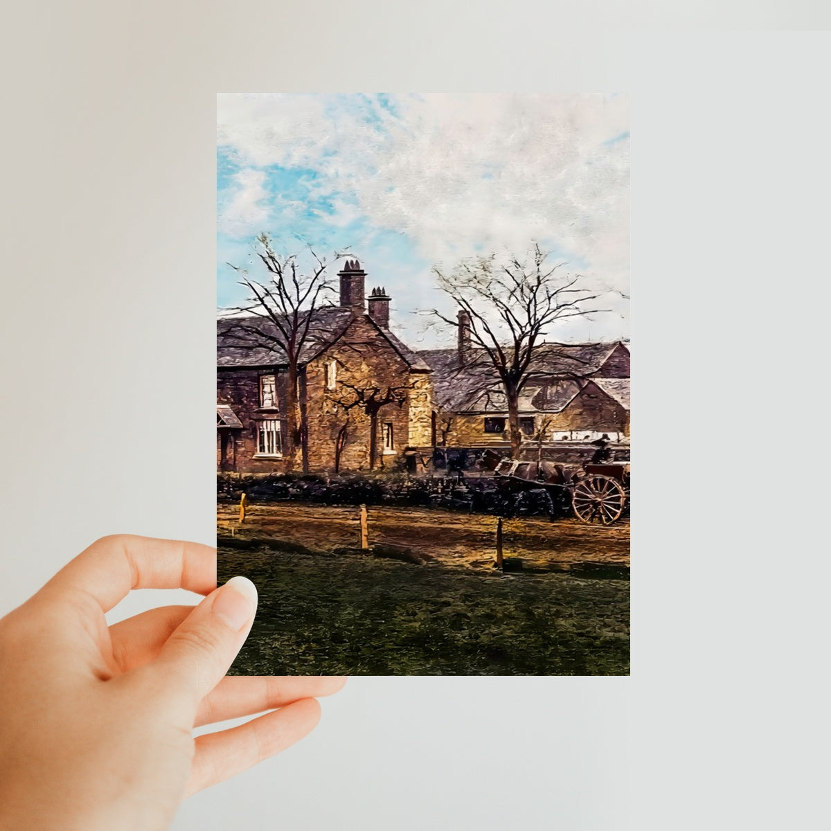 Abbey Farm, Abbey Hulton Classic Postcard