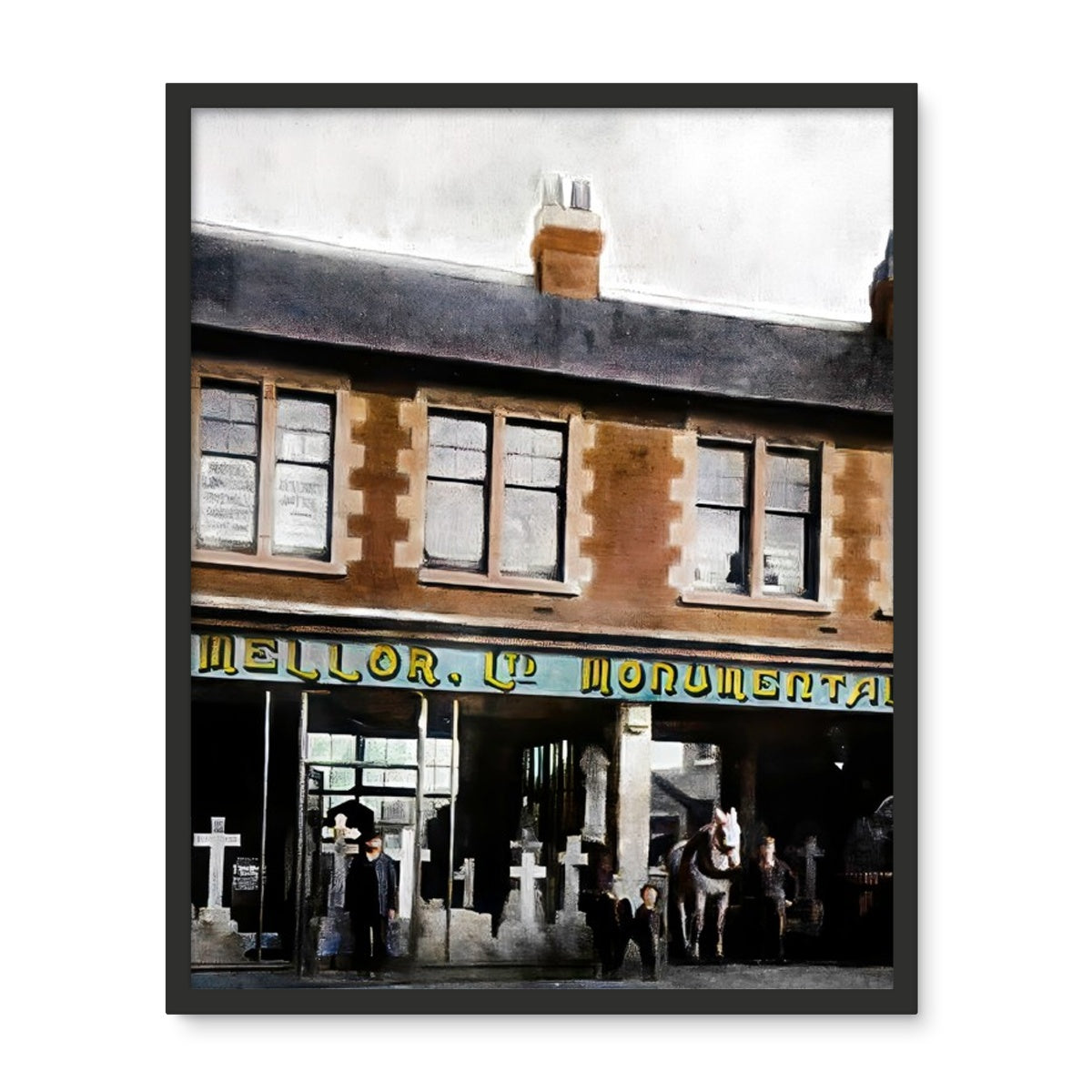 W & R Mellor Ltd, Moorland Road, Burslem Framed Photo Tile