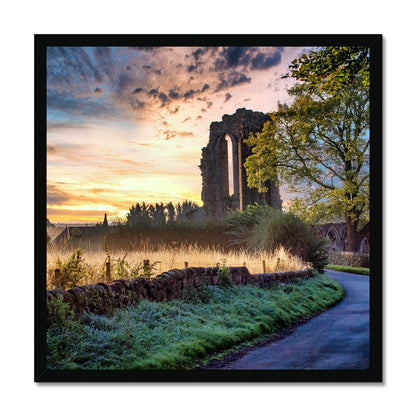 Dawn's Embrace at Croxden Abbey Budget Framed Poster