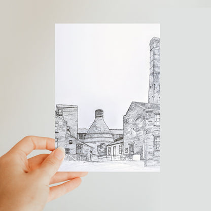 Middleport Pottery, Burslem Classic Postcard