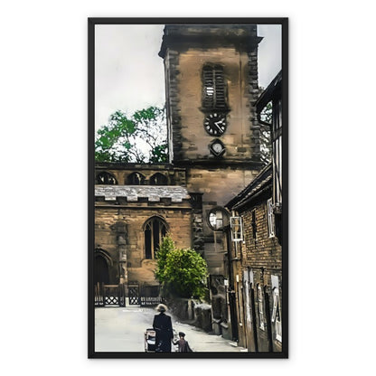 Church Lane, Abbots Bromley Framed Canvas