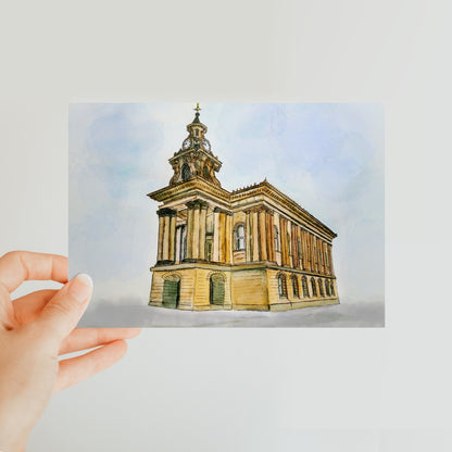 Burslem Town Hall Classic Postcard