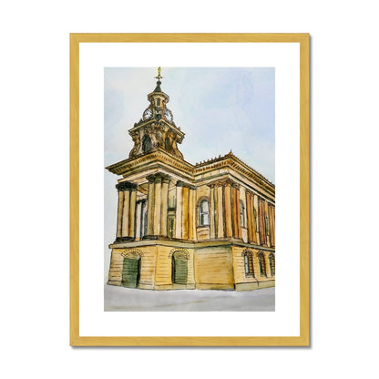 Burslem Town Hall Antique Framed & Mounted Print