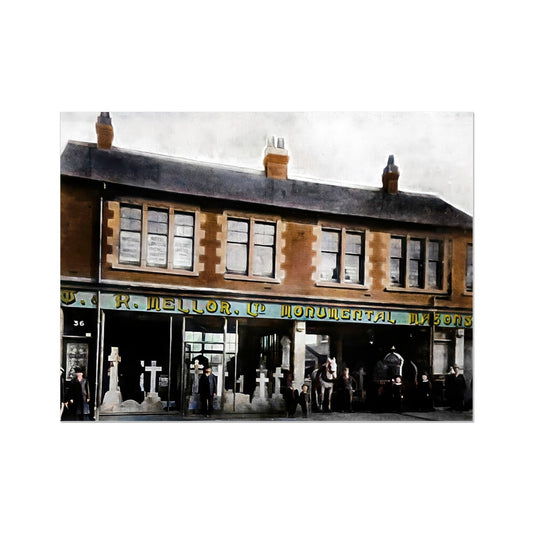 W & R Mellor Ltd, Moorland Road, Burslem Wall Art Poster