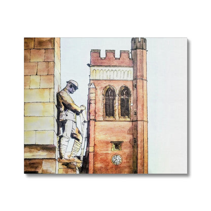 The War Memorial and Christ Church, Fenton Canvas