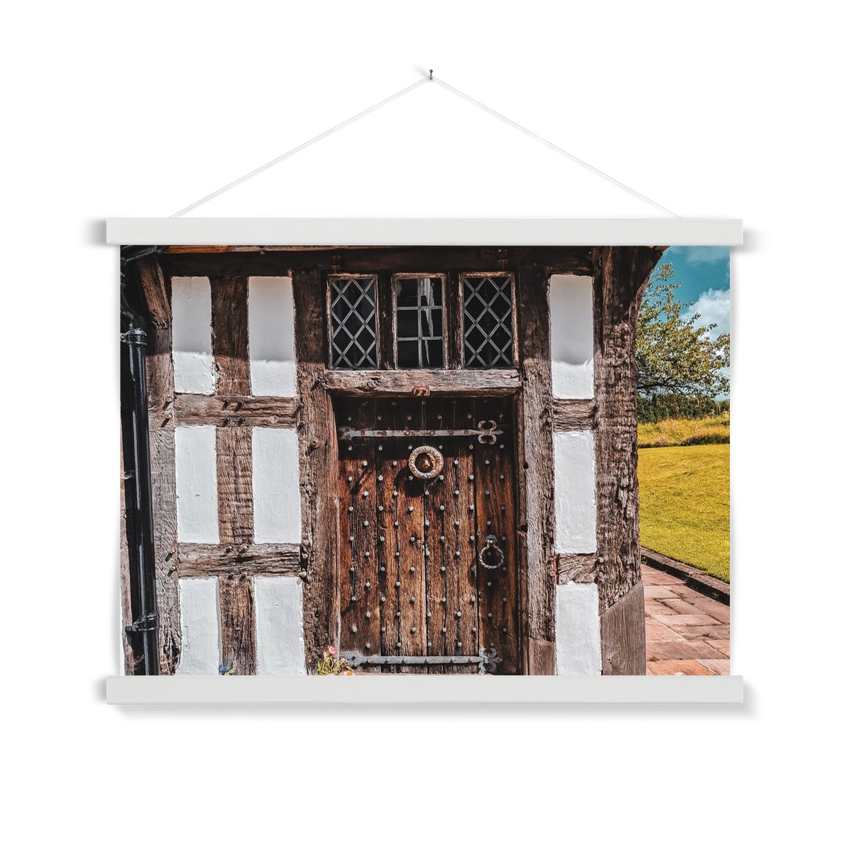 The Farmhouse Door Fine Art Print with Hanger