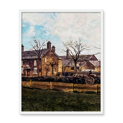 Abbey Farm, Abbey Hulton Framed Photo Tile