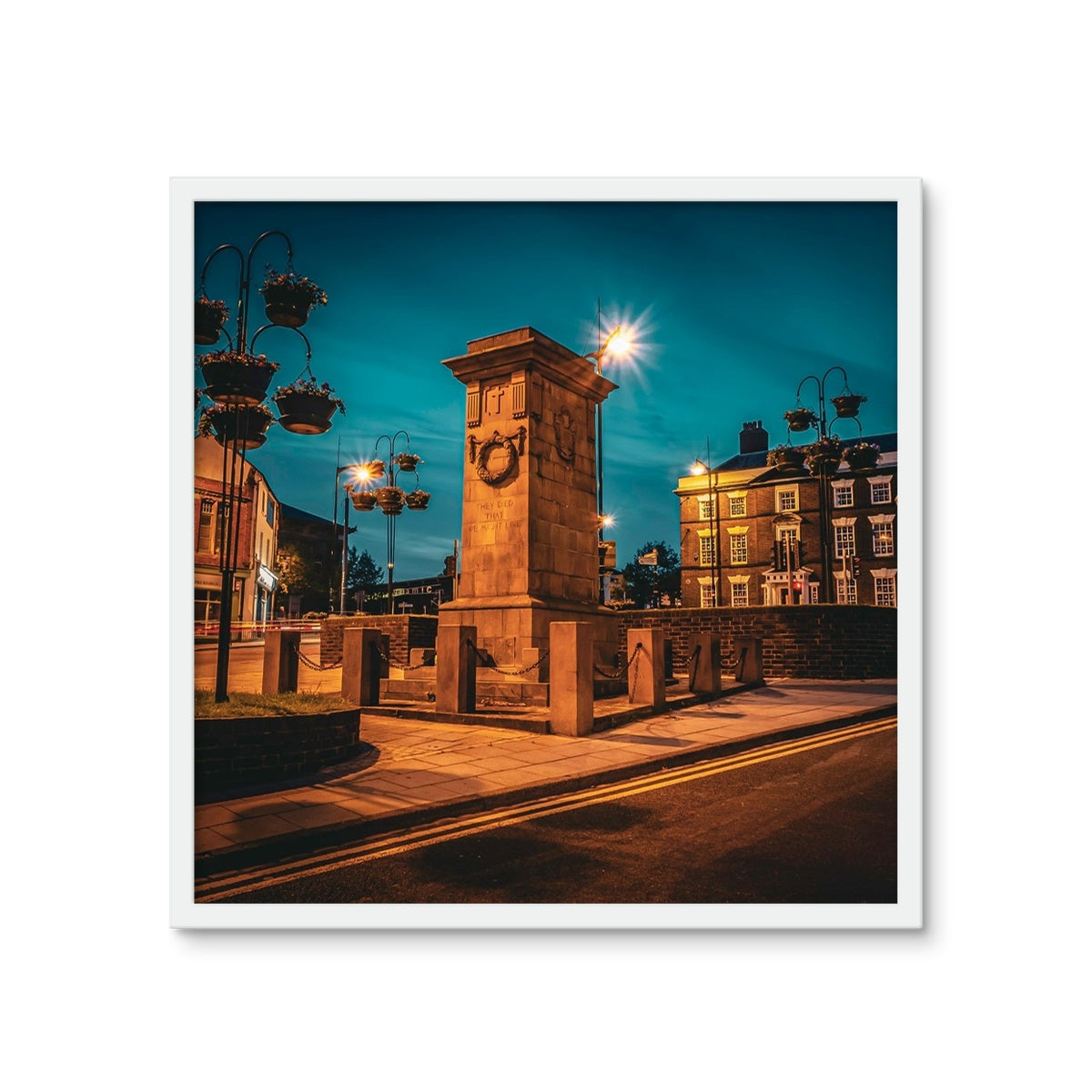 Remembrance at Dusk Framed Photo Tile