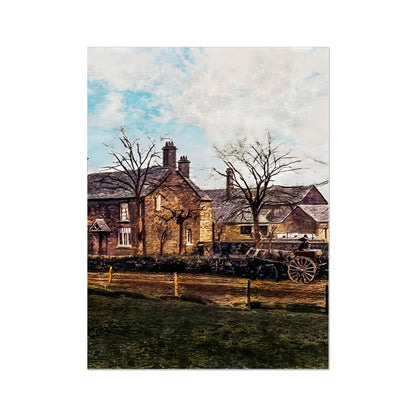 Abbey Farm, Abbey Hulton Wall Art Poster