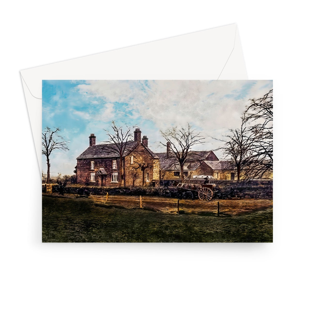 Abbey Farm, Abbey Hulton Greeting Card