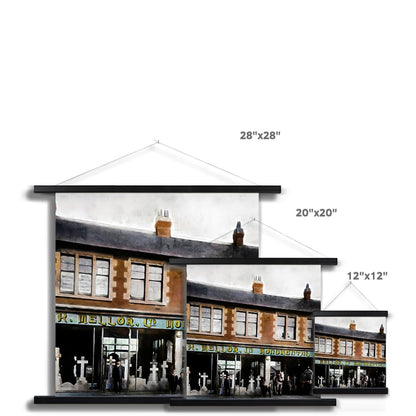 W & R Mellor Ltd, Moorland Road, Burslem Fine Art Print with Hanger