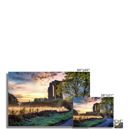 Dawn's Embrace at Croxden Abbey Wall Art Poster