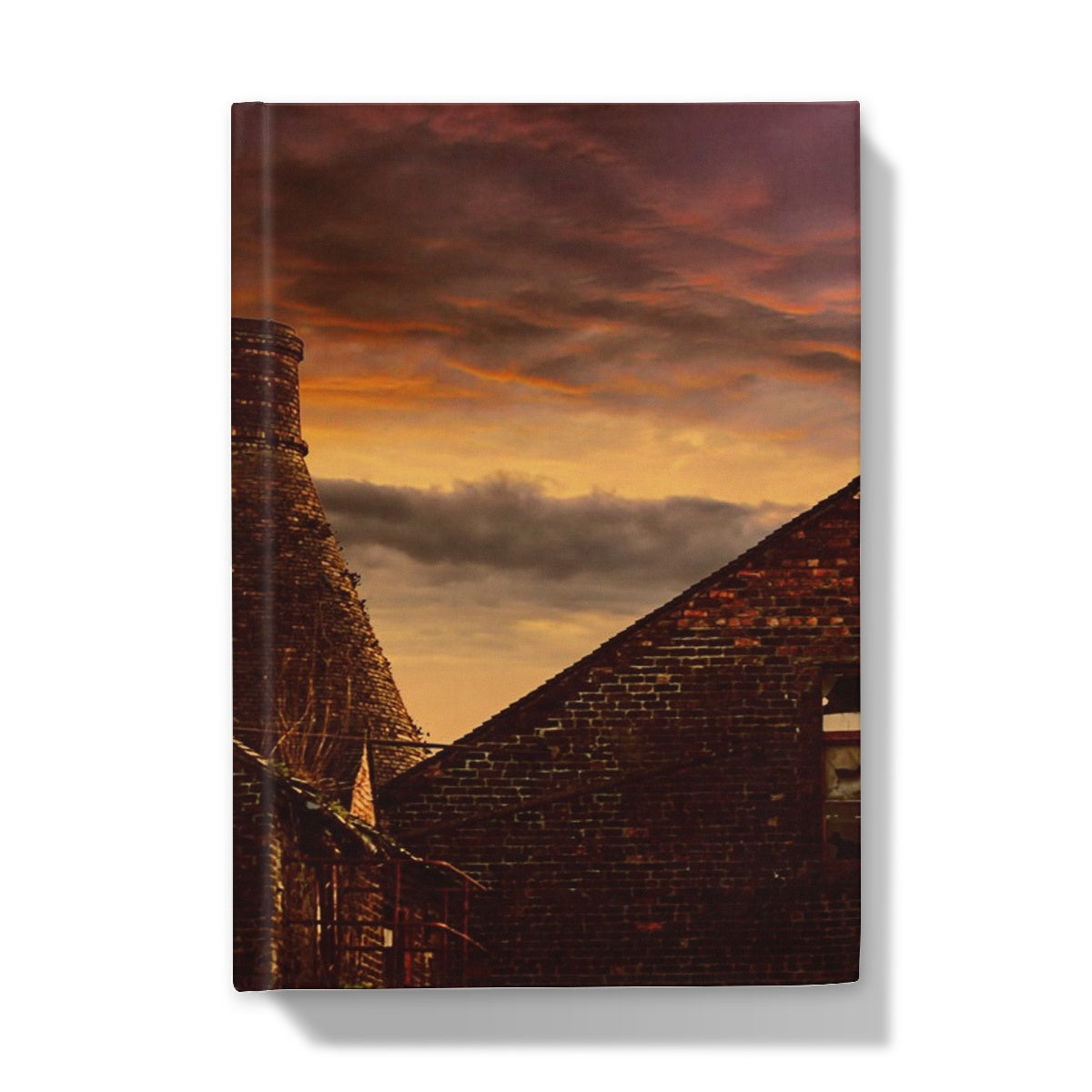 A Potteries Sunset Hardback Journal