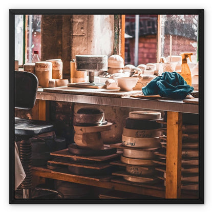The Potter's Craft Framed Canvas
