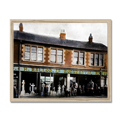 W & R Mellor Ltd, Moorland Road, Burslem Budget Framed Poster