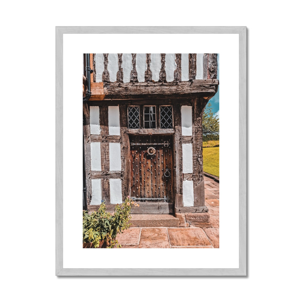 The Farmhouse Door Antique Framed & Mounted Print