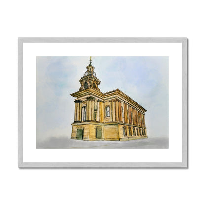 Burslem Town Hall Antique Framed & Mounted Print