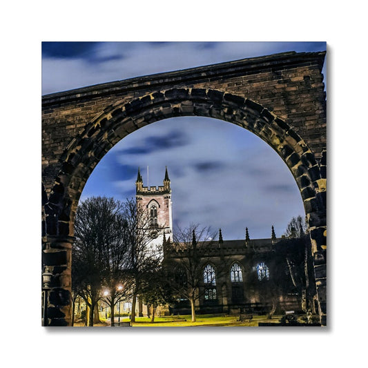 Stoke Minster at Night Canvas